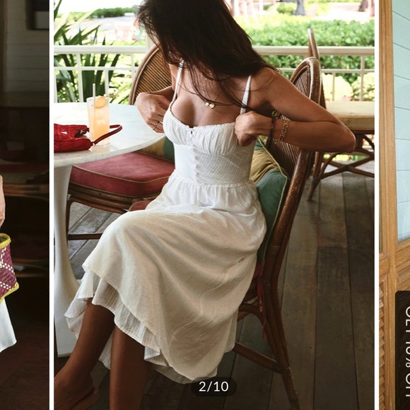 Commense Dresses & Skirts - Commense White Midi Dress